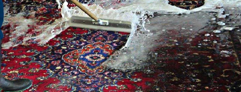 شستشوی قالی در مشهد | شستشو با شوینده‌‌های خانگی
